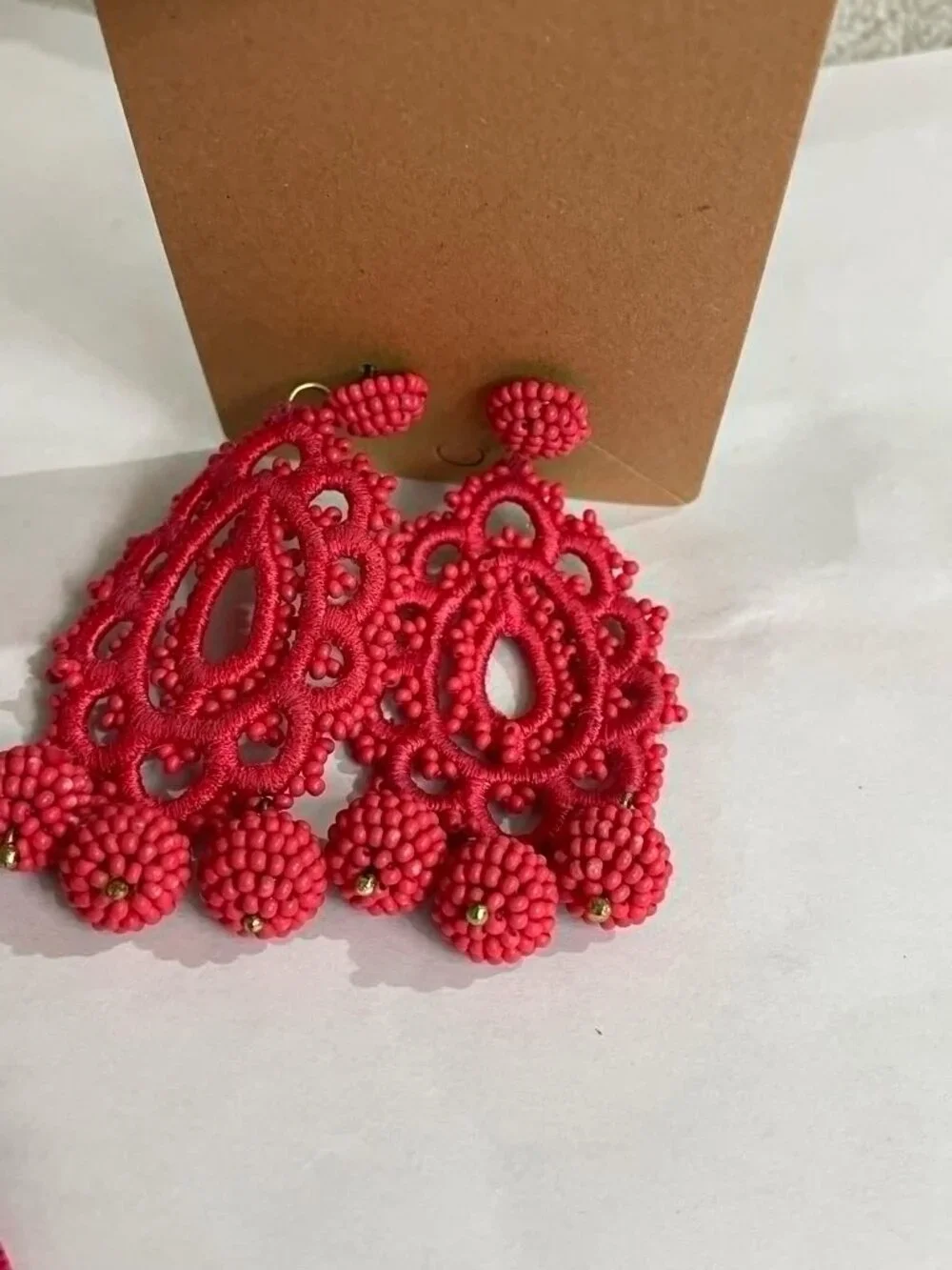 J. Crew Beaded Rumba Drop Earrings - Picture 2 of 6